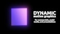 create dynamic motion graphics for commercials, social media, presentations