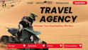 create a professional travel website and all features