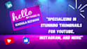 create best eye catchy amazing thumbnails design