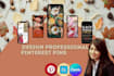 set up, promote, manage and create pins and boards on pinterest