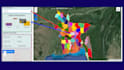 create a territory sales analysis and interactive map