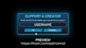 animate a support a creator code for rocket league