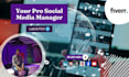 be your social media manager and content creator