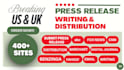 do UK press release, USA press release, submit press release