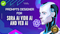 create prompts for sora vidu ai and veo ai video generator kling ai