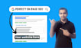 perfect on page SEO and technical optimization for wordpress