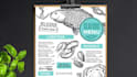 design restaurant menu, bar cafe menu, food menu