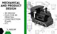 make your 2d drawings to 3d modeling with solidworks