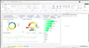 create custom excel dashboards for visualization, reporting and automation