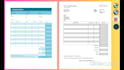 design automated excel invoice template and invoice price list