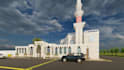 design mosque 3d interior, exterior, plainning