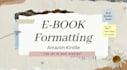 do ebook formatting kindle paperback and KDP layout design