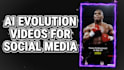 create ai evolution videos for your social media