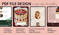 design PDF file in canva