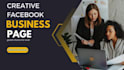do facebook business page creation , fb fan page setup, banner