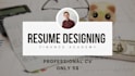 do high resolution professional cv designing for lower cost