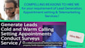do telemarketing, appointment setting, lead generation