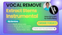 create ringtone, remove vocals, instrumental