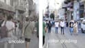 cinematic video edits with color grading