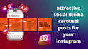do instagram template, carousel post,banner, canva social media design, facebook