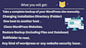 do wordpress site backup, migrate, clone, transfer to new domain