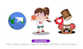 create custom lottie animation or json in 2d flat style