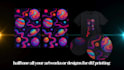 halftone all your artworks or designs for dtf printing