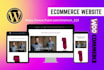 design and develop an ecommerce store in wordpress