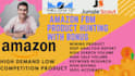 do amazon  fbm products hunting and research for dropshipping