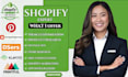 build, design or redesign a professional shopify store or dropshipping website