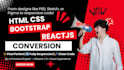 convert psd to html responsive website design