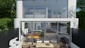 make 3d and walkthrough of your house and real estate exterior, front, facade