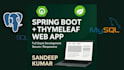 build full stack web application using spring boot and thymeleaf