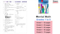 math, english, science, character education books and worksheets