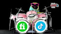do this funny dj dog playing drum video ad