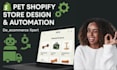 build shopify pet store design automated online dropshipping website manager