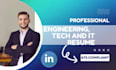 write tech, IT, engineering resume, cover letter, linked in
