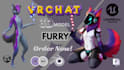 do furry vrchat avatar vtuber  3d charater modelling