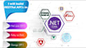 build restful apis in dot net core and express js