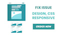 fix css and responsive issue of your website