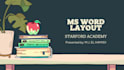 adjust your word layout and transform it into a stunning PDF
