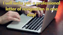 write your letter of resignation
