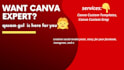 be your canva expert and custmize posts