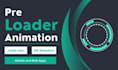 design your preload animation and json lottie web nd apps