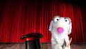 have barney the magic rabbit create a puppet video