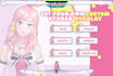custom cute animated overlay design for vtuber or twitch streamers