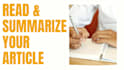 read and summarize any article,book or chapter