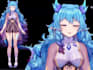 draw and rig live2d vtuber model, 2d vtuber, png tuber, anime style,  oc,