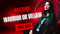 record a female warrior or villain character