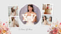 create an elegant quinceañera slideshow video with music
